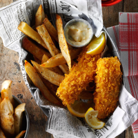 Fish and Fries Recipe: How to Make It - Taste of Home image