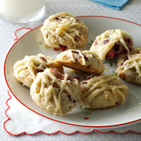 Cranberry Cookies with Browned Butter Glaze Recipe: … image