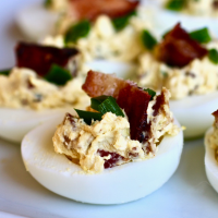Creamy Jalapeno Deviled Eggs Recipe | Allrecipes image