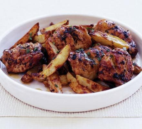 Crispy-skin chicken thighs recipe | BBC Good Food image