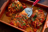Greek Baked Fish With Tomatoes and Onions Recipe - … image