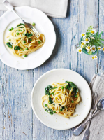 Vegetarian carbonara recipe | Jamie Oliver pasta recipes image