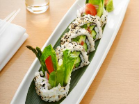 Vegetable Sushi Recipe | Masaharu Morimoto | Food Net… image