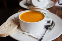 Butternut Squash Soup with Ginger Recipe | Epicurious image