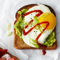 Avocado-Egg Toast Recipe | EatingWell image