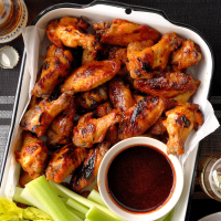 Sticky Honey Chicken Wings Recipe: How to Make It image