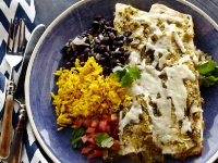 Chicken Enchiladas with Roasted Tomatillo Chile Salsa ... image