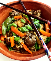 Asian Ground Beef Noodle Bowls Recipe | Allrecipes image