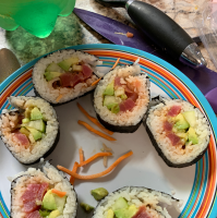 Spicy Tuna Sushi Roll Recipe | Allrecipes image