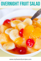Overnight Fruit Salad with Pudding ... - My Heavenly Reci… image
