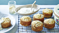 Mini apple and almond cakes recipe - BBC Food image