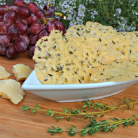 Parmesan Thyme Crisps Recipe | Allrecipes image