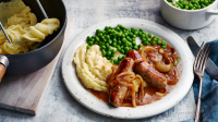 Sausage and mash recipe - BBC Food image