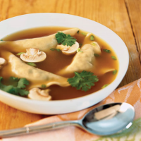 Pork Dumpling Soup Recipe | MyRecipes image