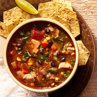 Southwestern Vegetable & Chicken Soup Recipe | EatingWell image