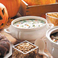 Creamy Chicken 'n' Wild Rice Soup Recipe: How to Make It image