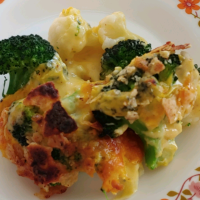 Cheesy Cauliflower and Broccoli Gratin Recipe | Allreci… image