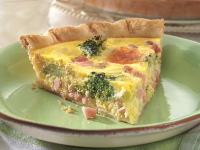 Ham and Broccoli Quiche Recipe | Food Network image