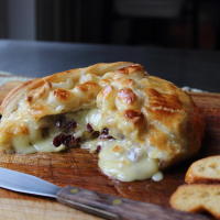 Baked Stuffed Brie with Cranberries & Walnuts | Allrecip… image