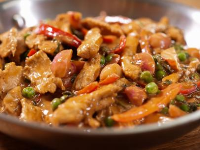 Chicken Stir-Fry with Spicy Peanut Sauce Recipe | Alex ... image