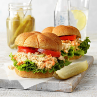 Salmon Salad Sandwiches Recipe: How to Make It image