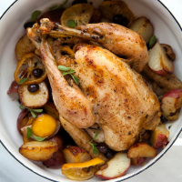 ROASTED CHICKEN WITH POTATOES RECIPES