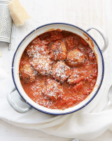 Classic meatballs in tomato sauce recipe | delicious. magazine image