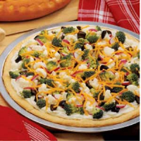 Vegetable Pizza Recipe: How to Make It - Taste of Home image