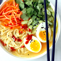 Homemade Chicken Ramen Noodle Bowls Recipe | Eating… image