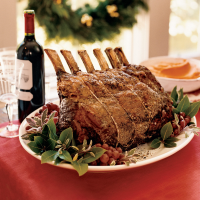 Salt-and-Pepper-Crusted Prime Rib with Sage Jus Recipe ... image