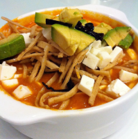 Sopa de Tortilla (Real Mexican Tortilla Soup) Recipe ... image