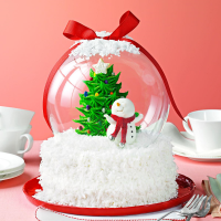 Holiday Snow Globe Cake Recipe: How to Make It image