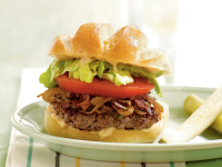 Cast-Iron Burgers Recipe | MyRecipes image