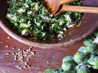 Kale and Brussels Sprout Salad Recipe | Nancy Fuller ... image