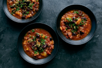 Potato and White Bean Puttanesca Soup Recipe - NYT Cooking image