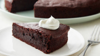 Flourless Chocolate Cake Recipe - BettyCrocker.com image