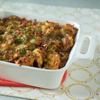 Loaded Baked Potato & Chicken Casserole Recipe | MyRecipes image