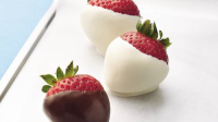 Chocolate-Dipped Strawberries Recipe - BettyCrocker.com image