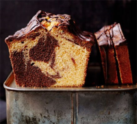 Chocolate orange marble cake recipe | BBC Good Food image