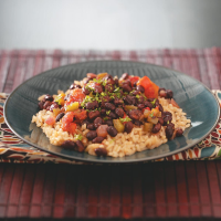 Black Beans with Brown Rice Recipe: How to Make It image