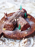Chocolate log | Chocolate recipes | Jamie Oliver recipes image