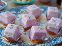 Glazed Almond Mini Cakes Recipe | Molly Yeh | Food Netw… image