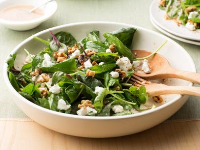 Spinach Salad with Goat Cheese and Walnuts Recipe | Food ... image