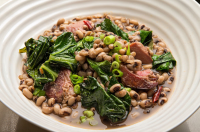 Black-Eyed Peas With Ham Hock and Collards - NYT Cooking image