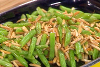 French Cut Green Beans with Almonds and Fried Onions ... image