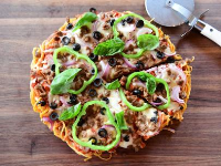 Spaghetti Pizza Pie Recipe | Ree Drummond | Food Network image