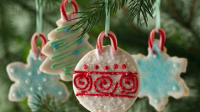 Holiday Cookie Ornaments Recipe - BettyCrocker.com image