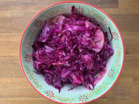 Red Cabbage Salad with Apples Recipe | Allrecipes image