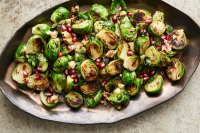 Brussels Sprouts With Walnuts and Pomegranate Recipe - NY… image