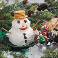 Snowman Cheese Ball Recipe: How to Make It image
